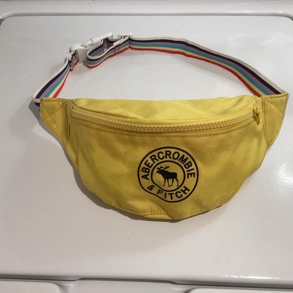 Abercrombie & Fitch Bright Yellow Belt Fanny pack pouch Bag